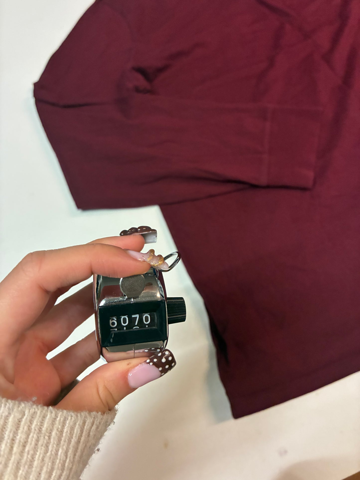 Vintage Polo Ralph Lauren Langarm Shirt Bordeauxrot L 6070