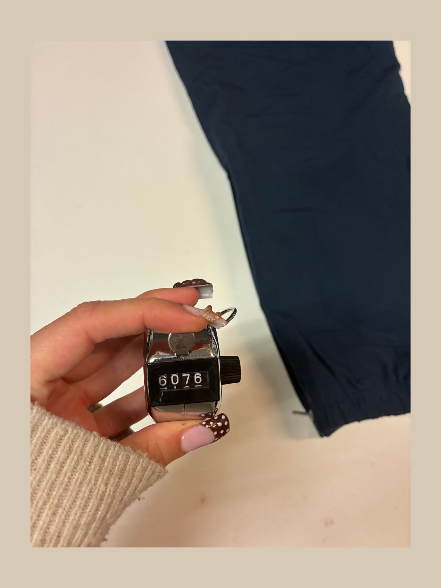 Vintage Reebok Trackpants Navy L fit M 6076