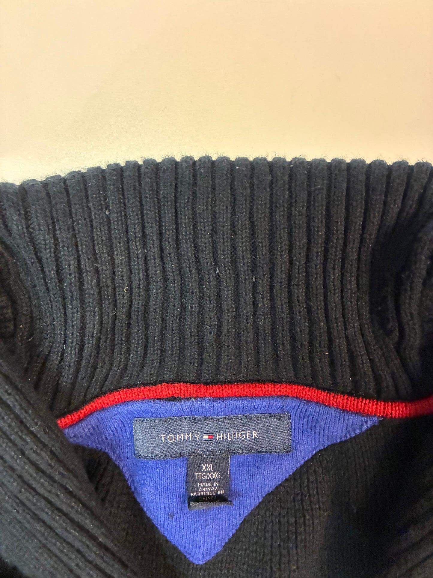 Vintage Tommy Hilfiger Strick Cardigan XXL fit L 6308