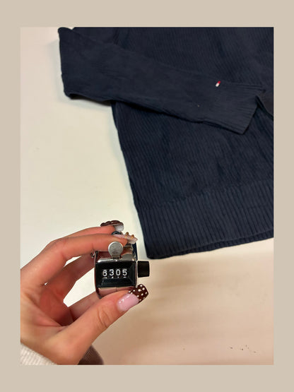 Vintage Tommy Hilfiger Strick Cardigan L 6305