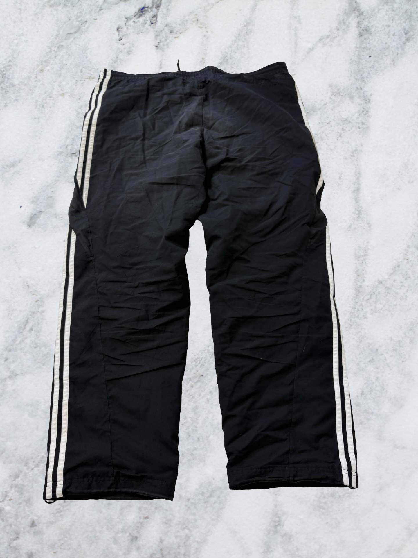 Adidas Vintage Trackpants L baggy Bund kaputt 6827