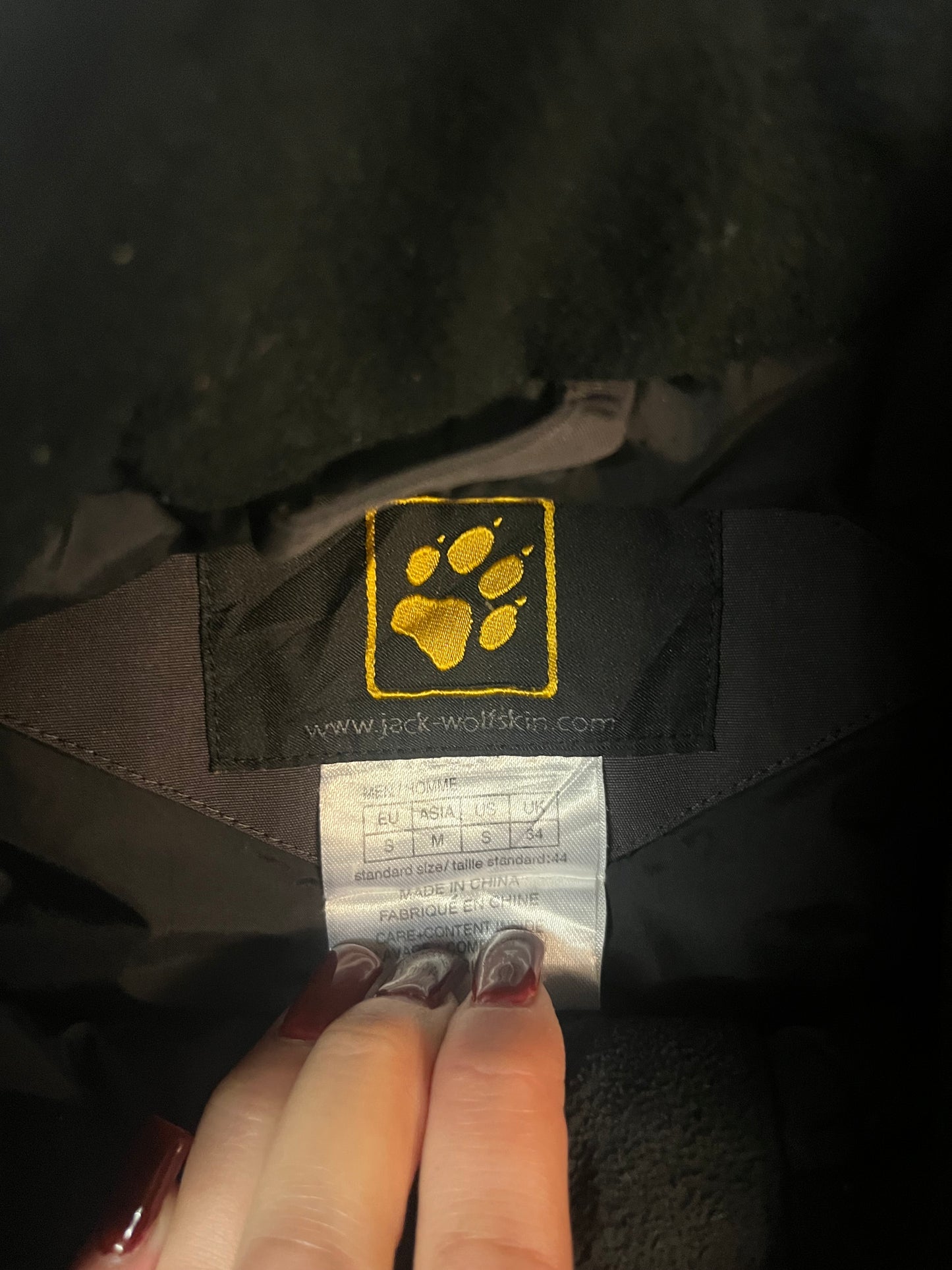 Vintage Jack Wolfskin Jacke gefüttert S 4985