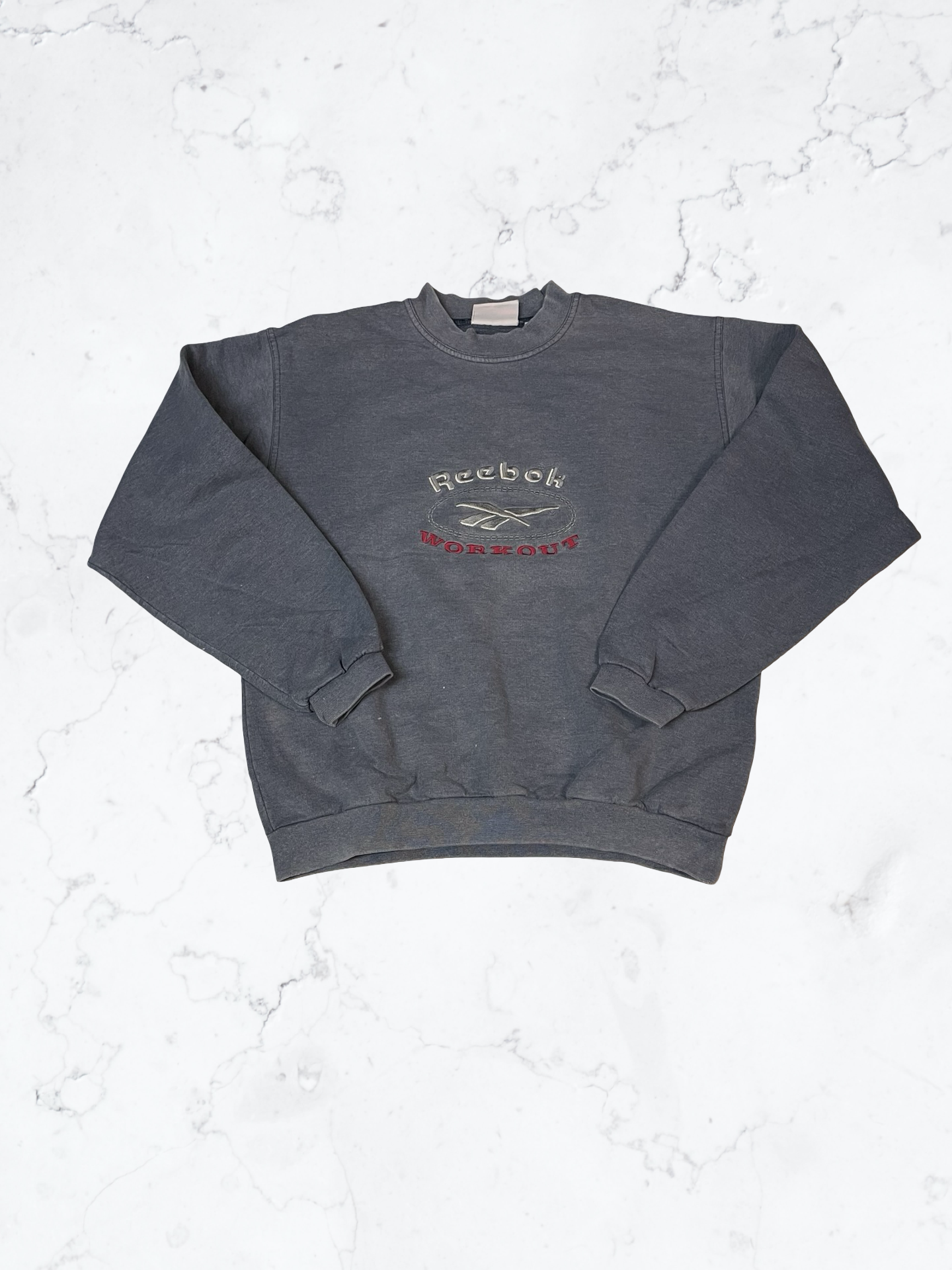 Reebok Vintage Sweatshirt Gestickt M 5898
