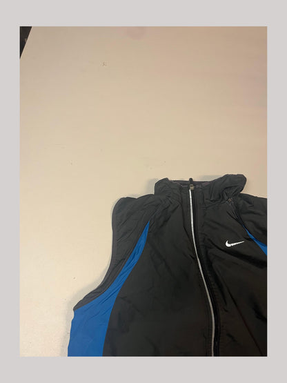 Vintage Nike Laufjacke 2 in 1 abnehmbare Ärmel L 4386