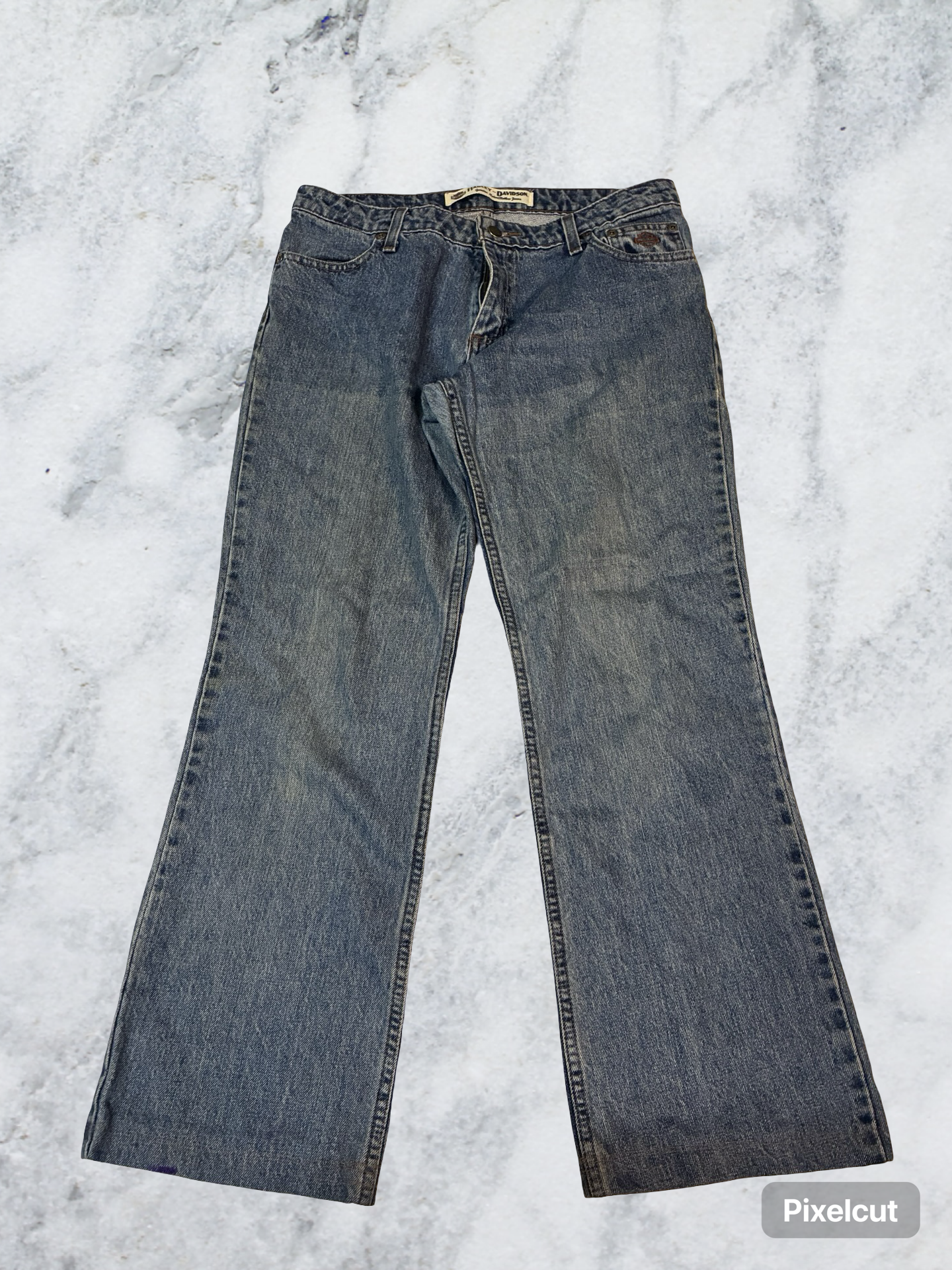 Vintage Harley Davidson Jeans gekürzt S 6262