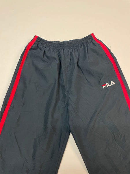 Fila Vintage Trackpants Baggy Nylon Stoff aus Regenjacke #9159 Gr XS-S