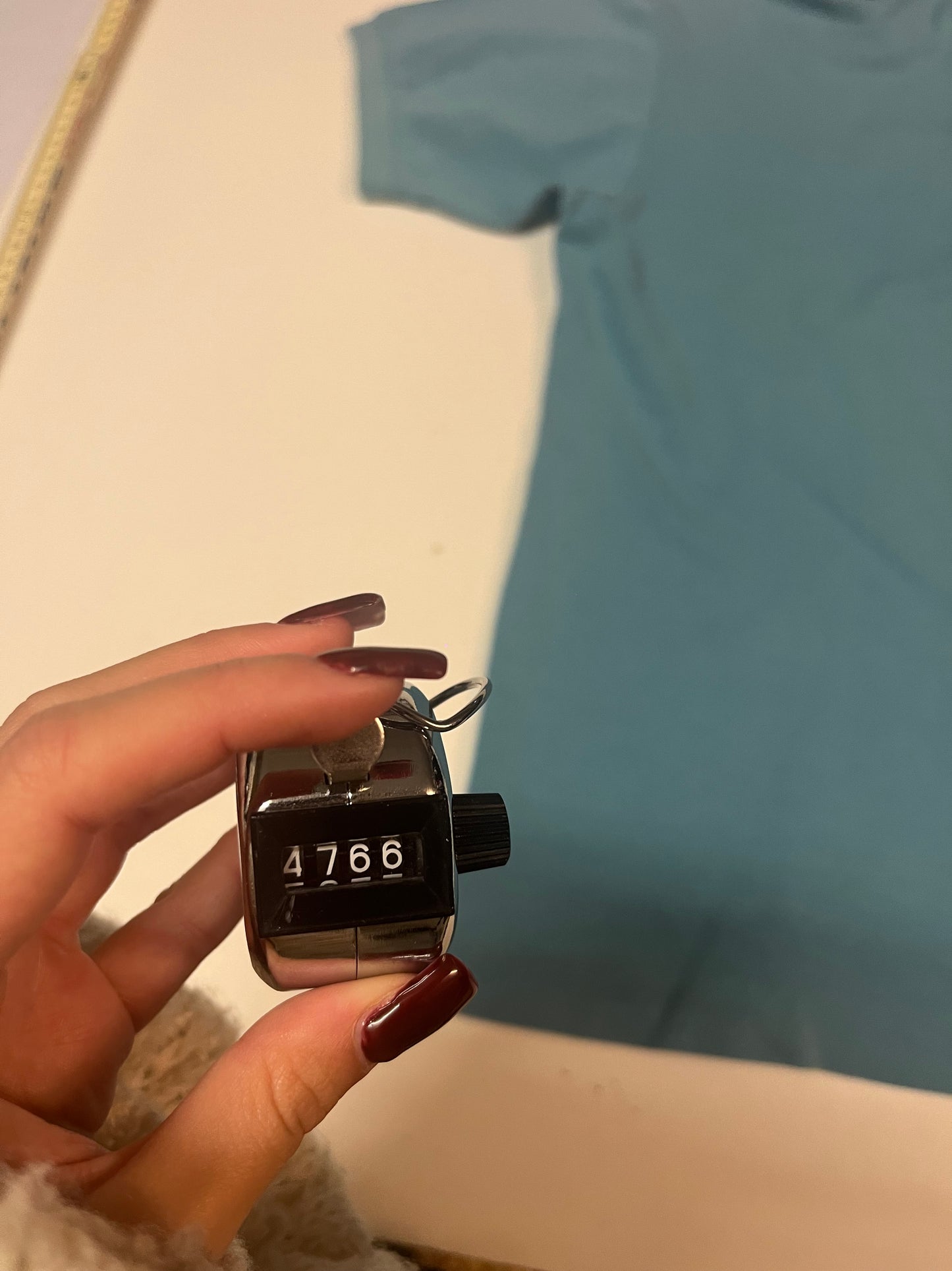 Vintage Lacoste Polo Shirt S babyblau 4766