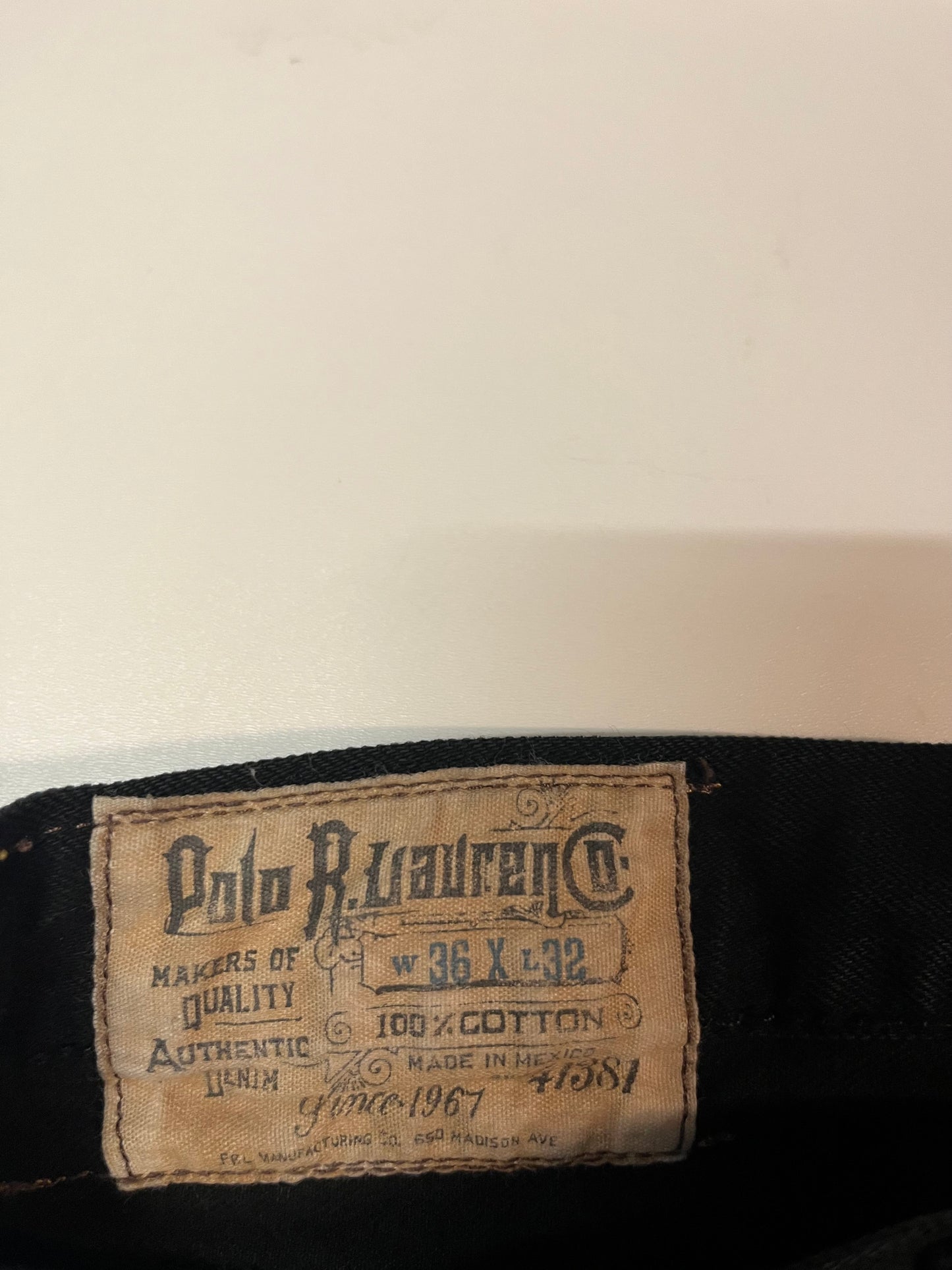 Polo Ralph Lauren Vintage Jeans 36/32 #4126