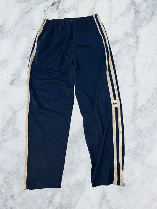 Adidas Vintage Trackpants S baggy Reißverschluss am Bein kaputt 6945