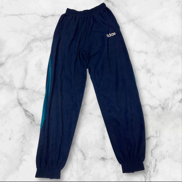 Adidas Vintage Trackpants, Baggy, Stoff wie Velour - L #8723