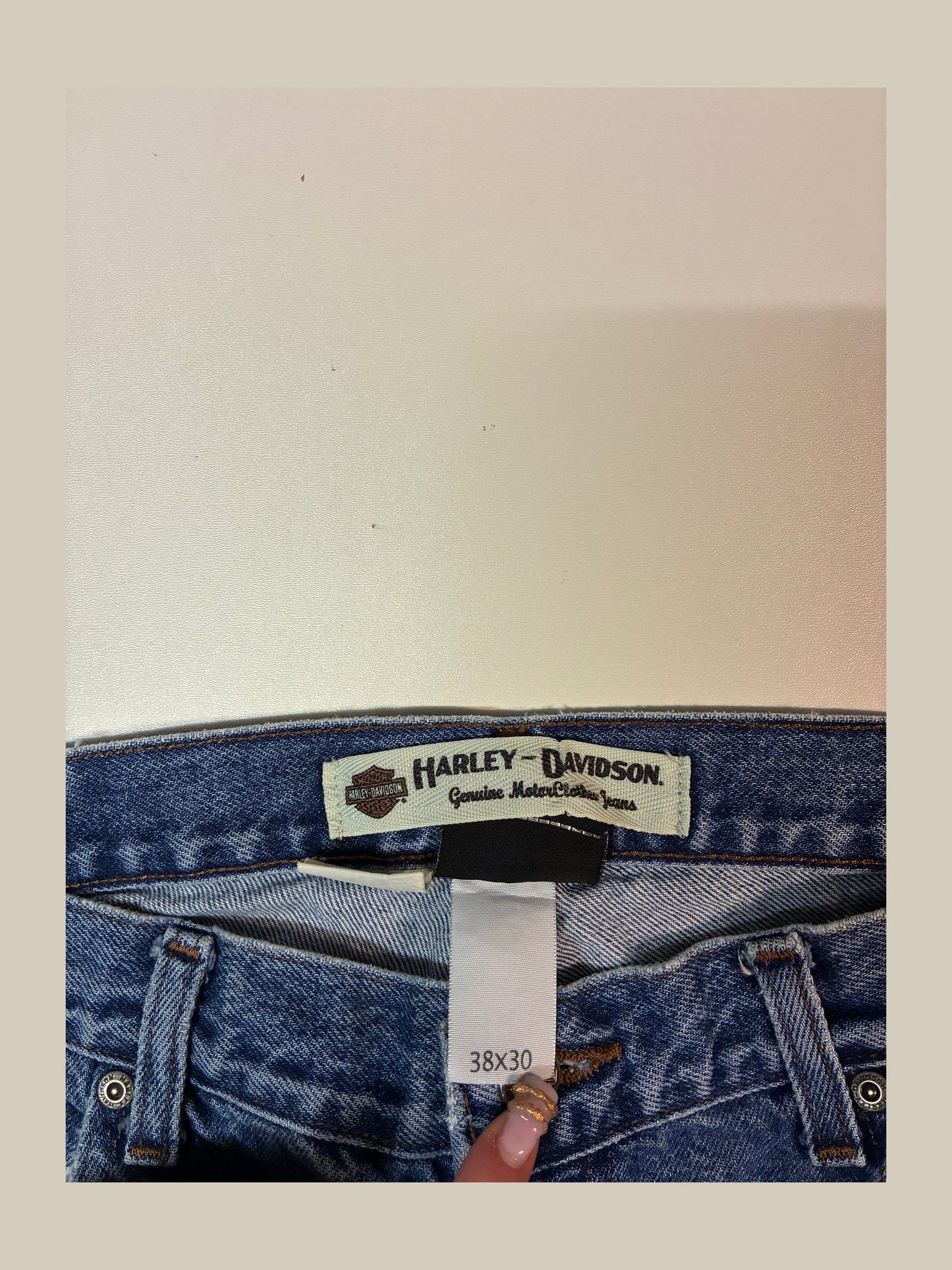 Vintage Harley Davidson Jeans baggy 38/30 fit M 6271