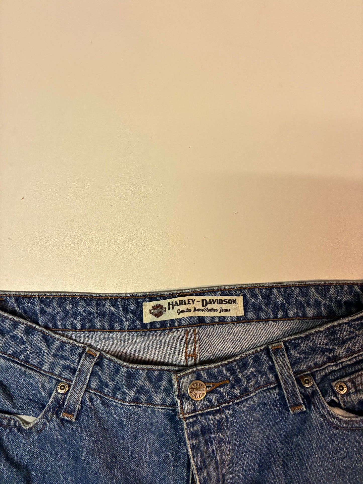Vintage Harley Davidson Jeans gekürzt S 6262