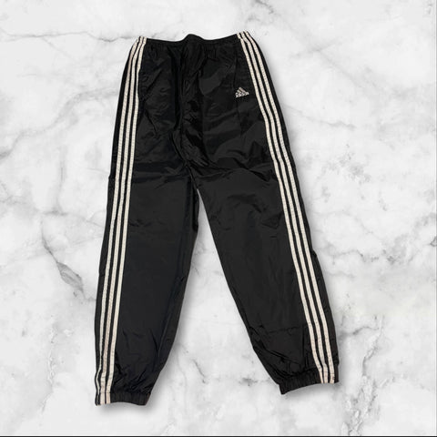 Adidas Vintage Trackpants Baggy Nylon Stoff aus Regenjacke #8952 Gr XL