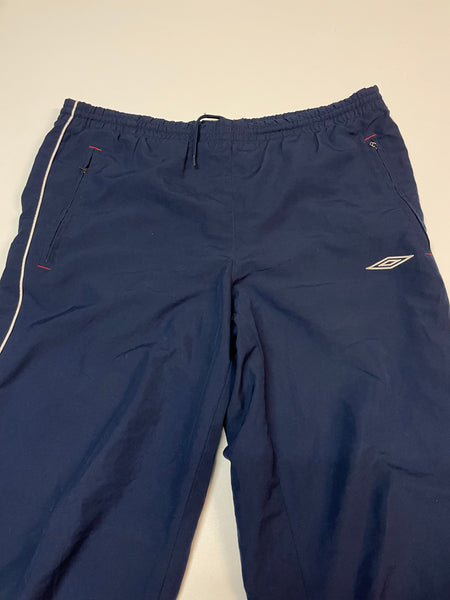 Umbro Vintage Trackpants Baggy Nylon S 9456 Bund beschädigt