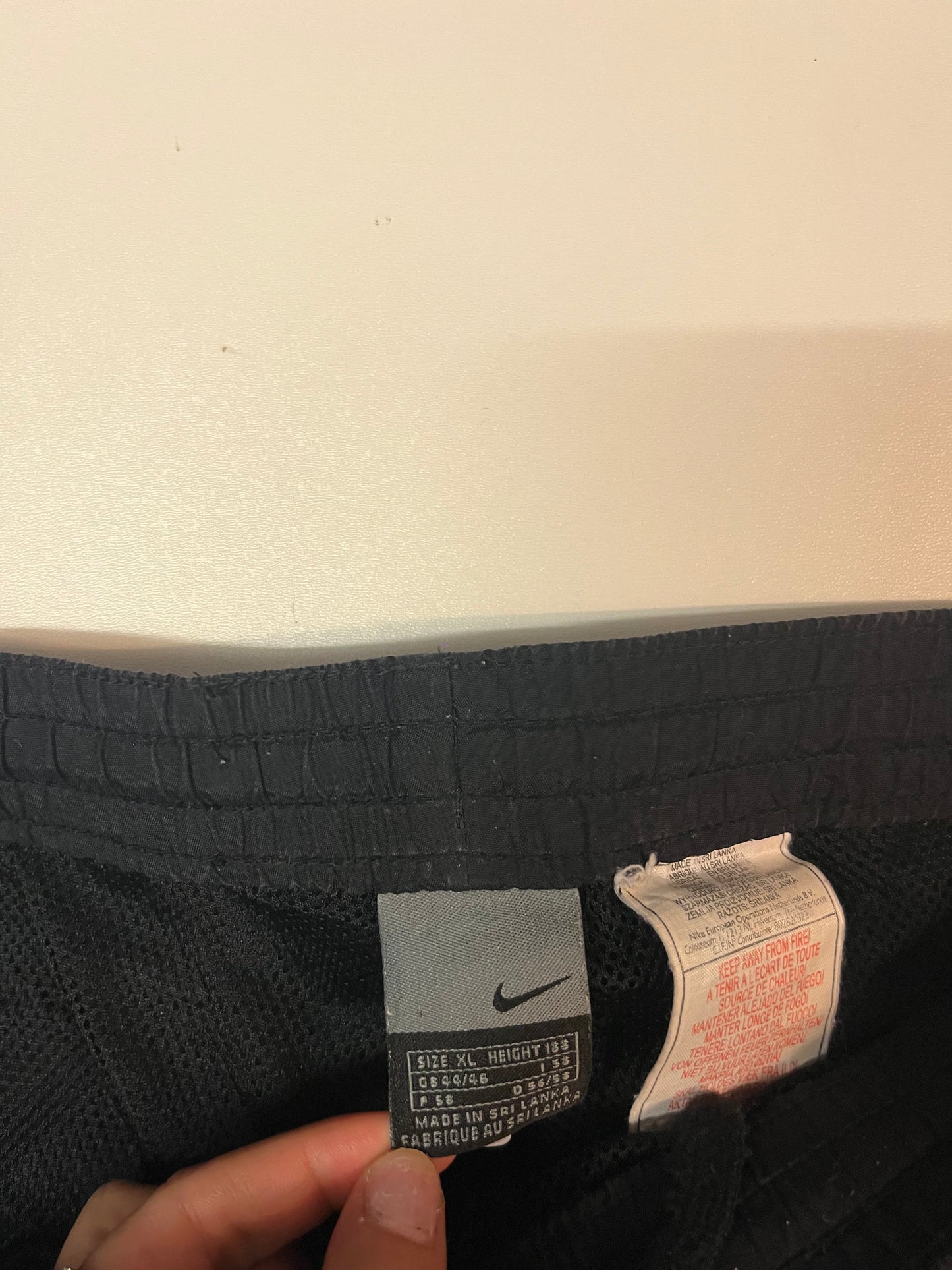 Vintage Nike Trackpants baggy Bund beschädigt XL 5616