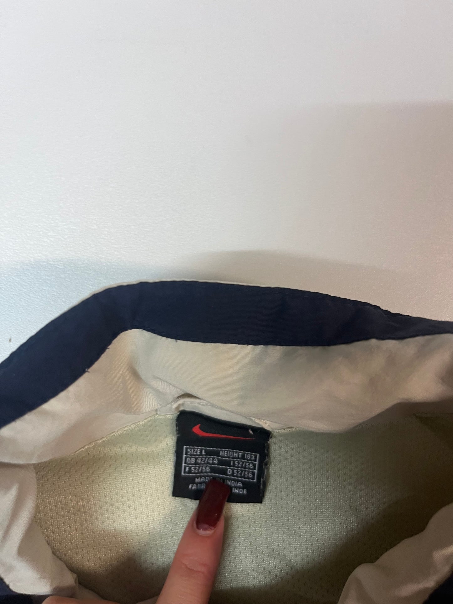 Vintage Nike Jacke beige L 4876