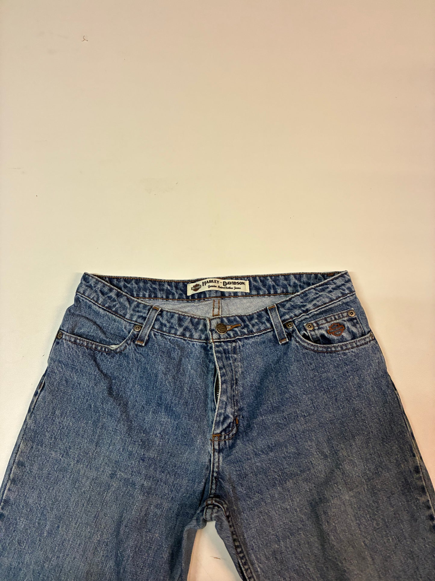 Vintage Harley Davidson Jeans gekürzt S 6262