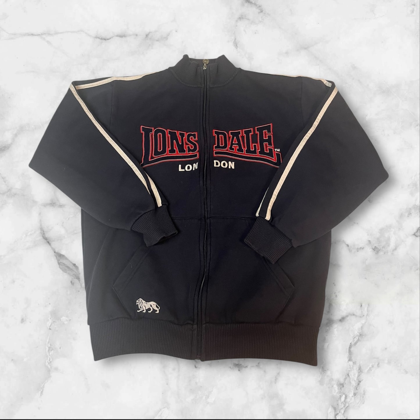 Vintage Lonsdale Sweatjacke M 4558