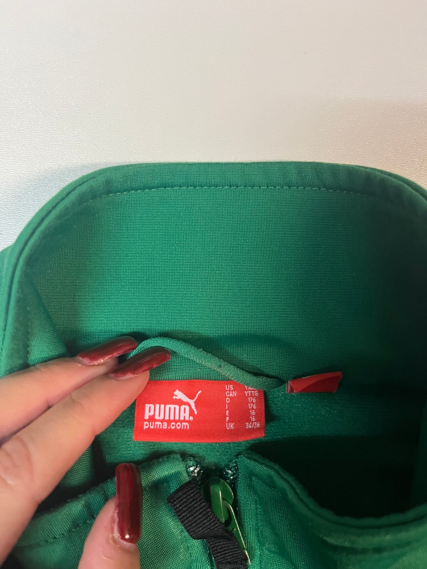 Vintage Puma Trainingsjacke Kids 176 fit M 4974