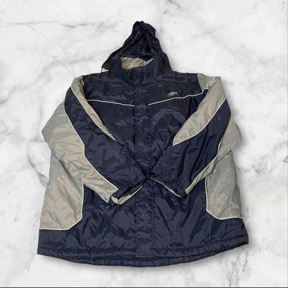 Umbro Vintage Puffer Winter Jacke XXL 4618