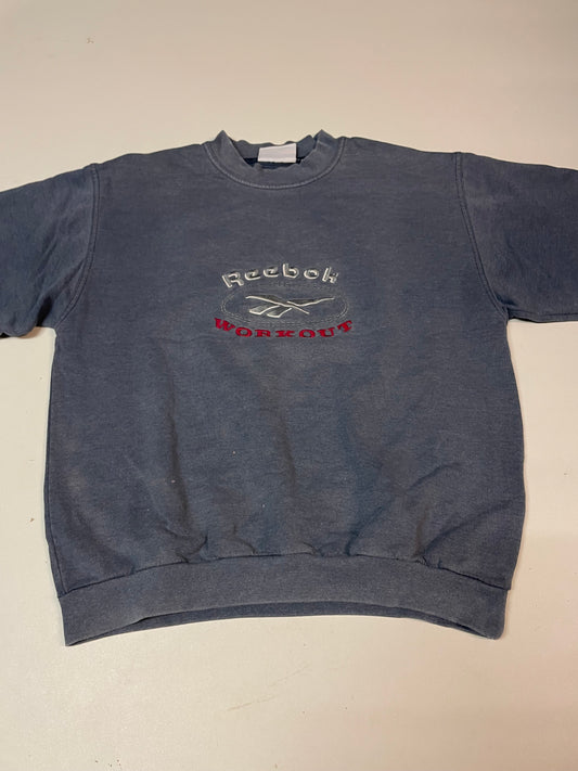 Reebok Vintage Sweatshirt Gestickt M 5898