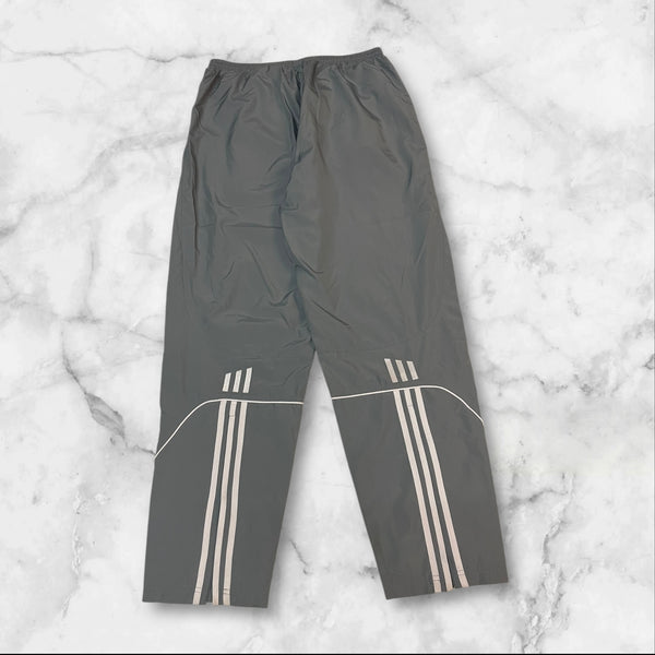 Adidas Vintage Trackpants Baggy Nylon Stoff aus Regenjacke #9162 Gr L