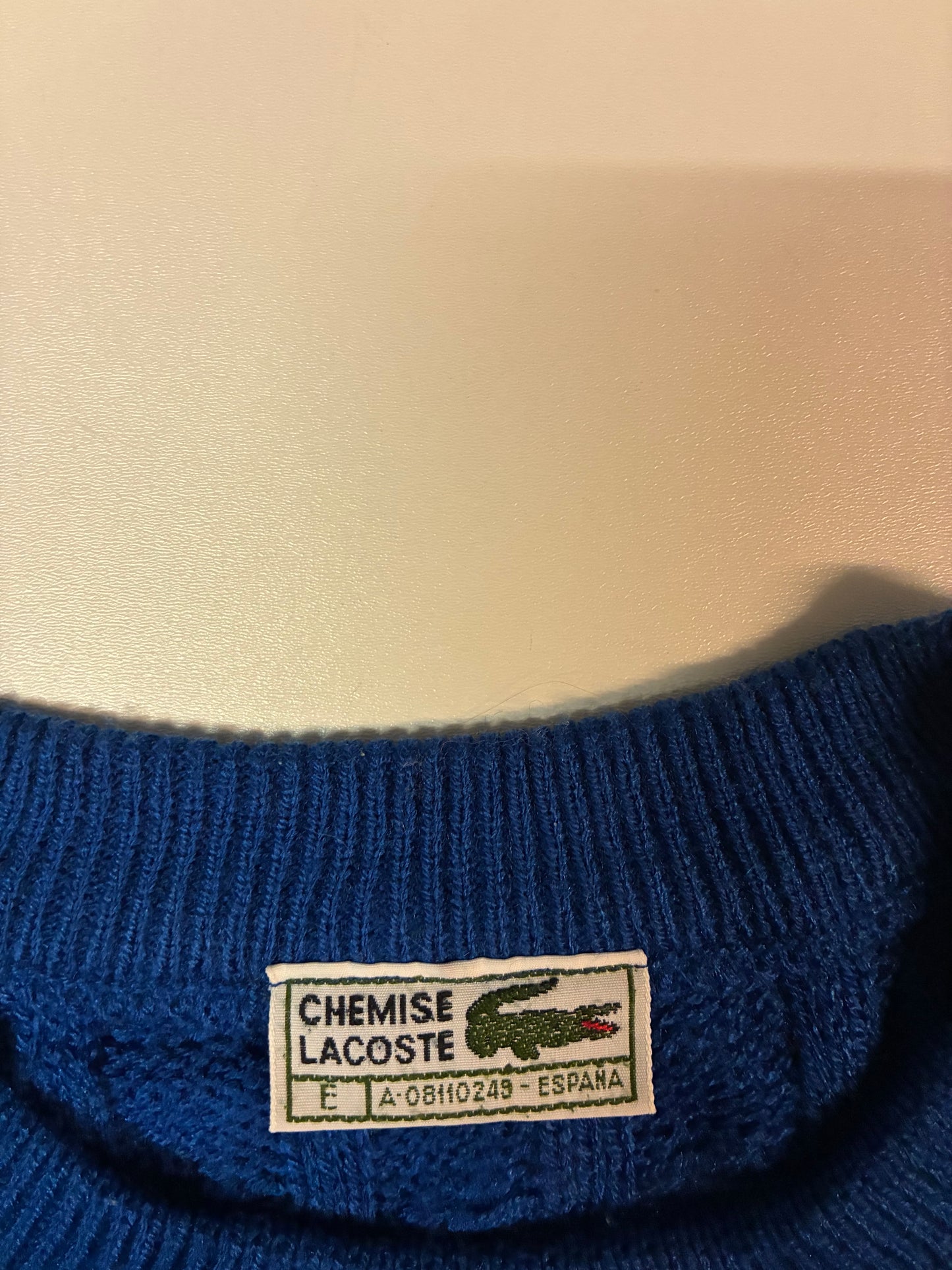 Vintage Lacoste Woll Pullover M 6451