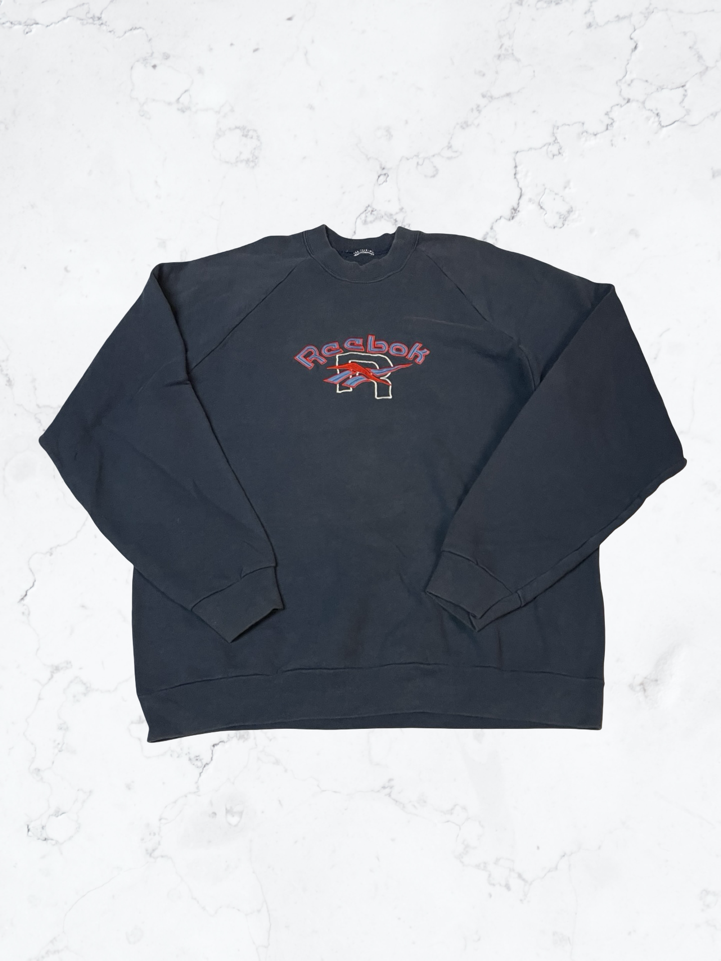 Reebok Vintage Sweatshirt Gestickt M 5894