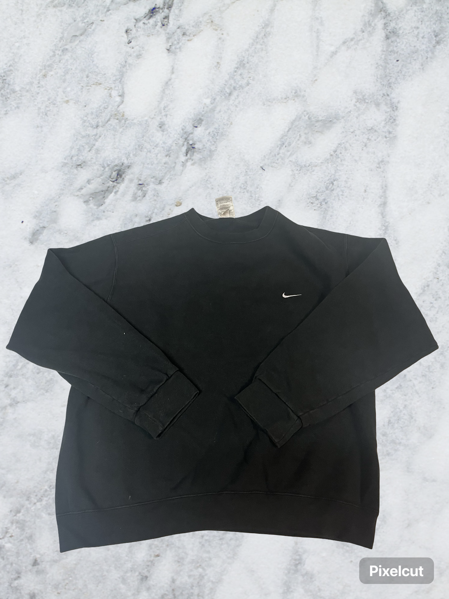 Vintage Nike Sweatshirt M fit S schwarz bestickt 5734