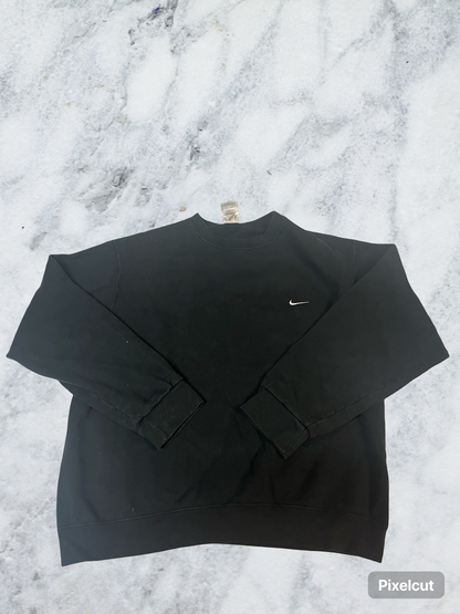 Vintage Nike Sweatshirt M fit S schwarz bestickt 5734