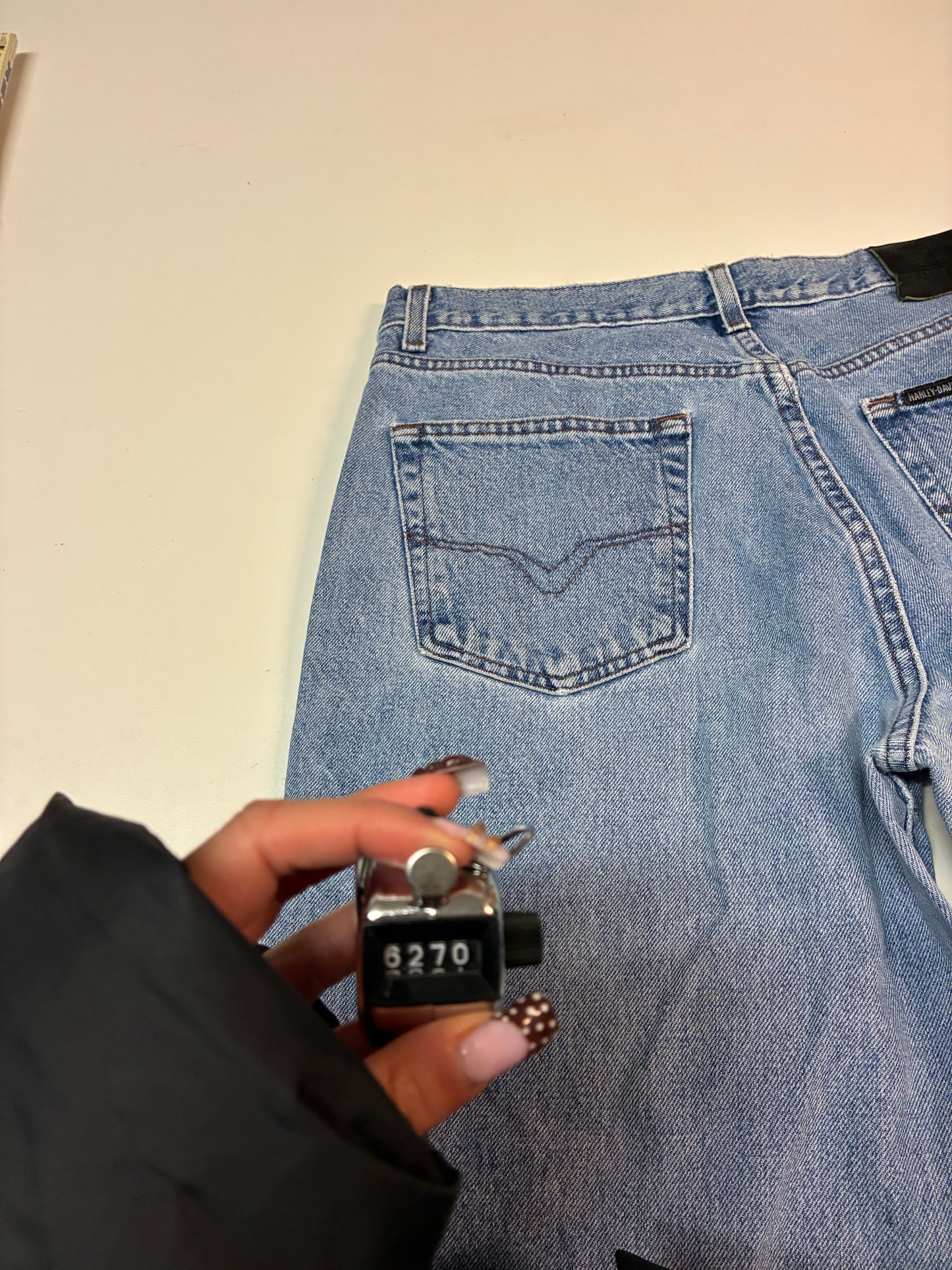 Vintage Harley Davidson Jeans baggy 34/34 XL 6270