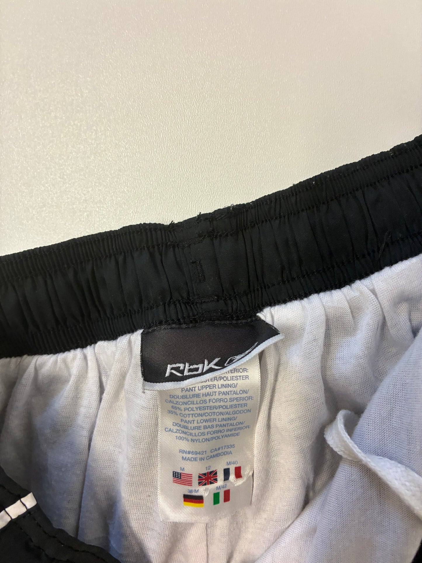 Vintage Reebok Trackpants baggy M fit S 6661