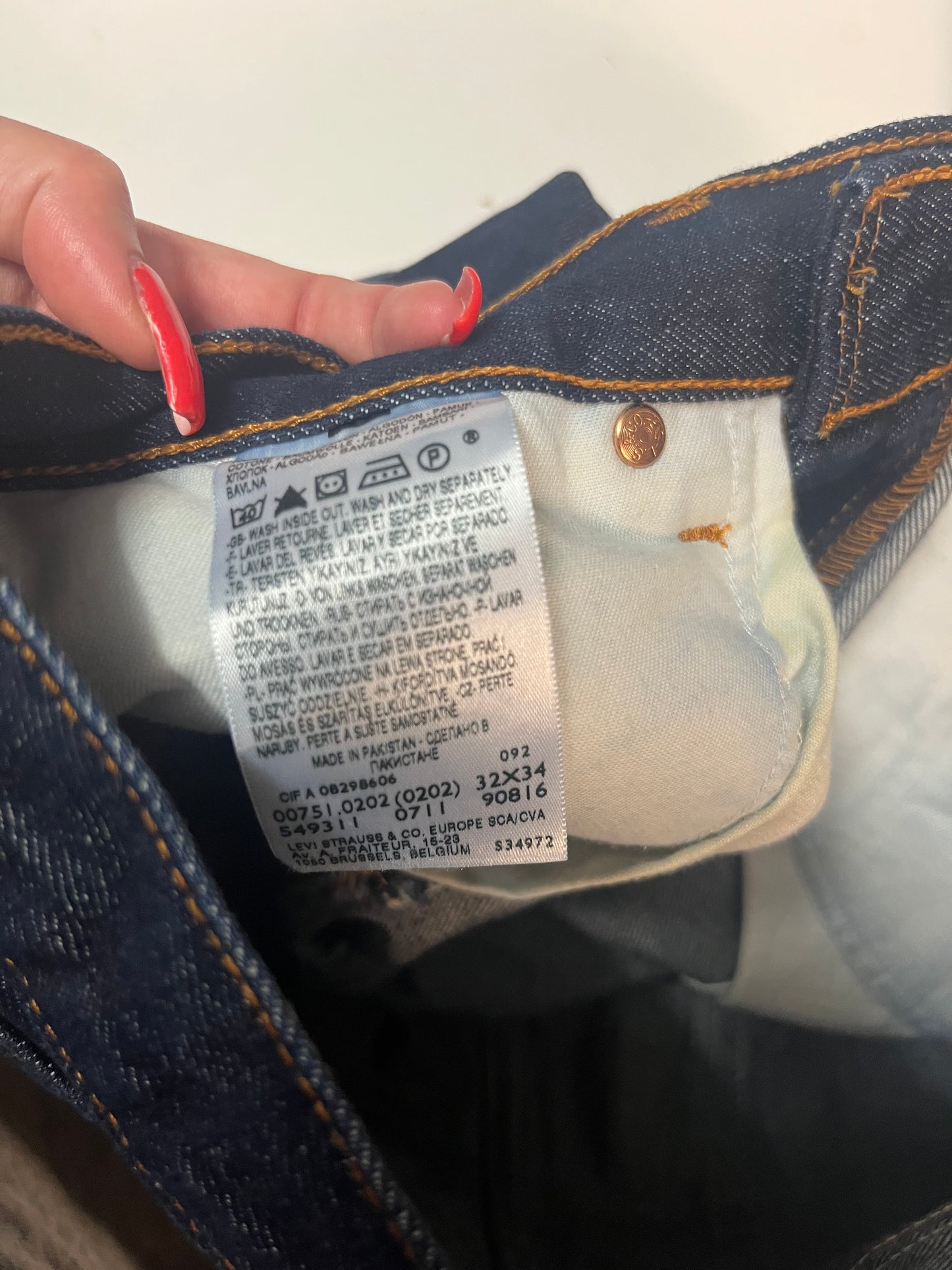 Vintage Levi’s Jeans gekürzt 32/34