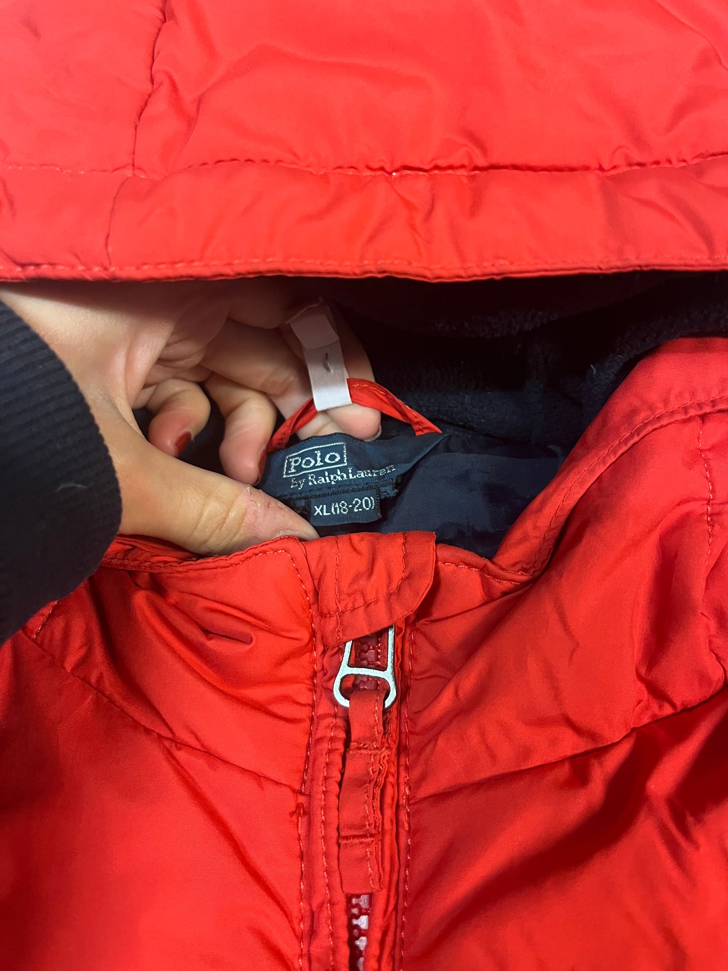 Polo Ralph Lauren Vintage Daunenjacke Kids Xl fit S 4743