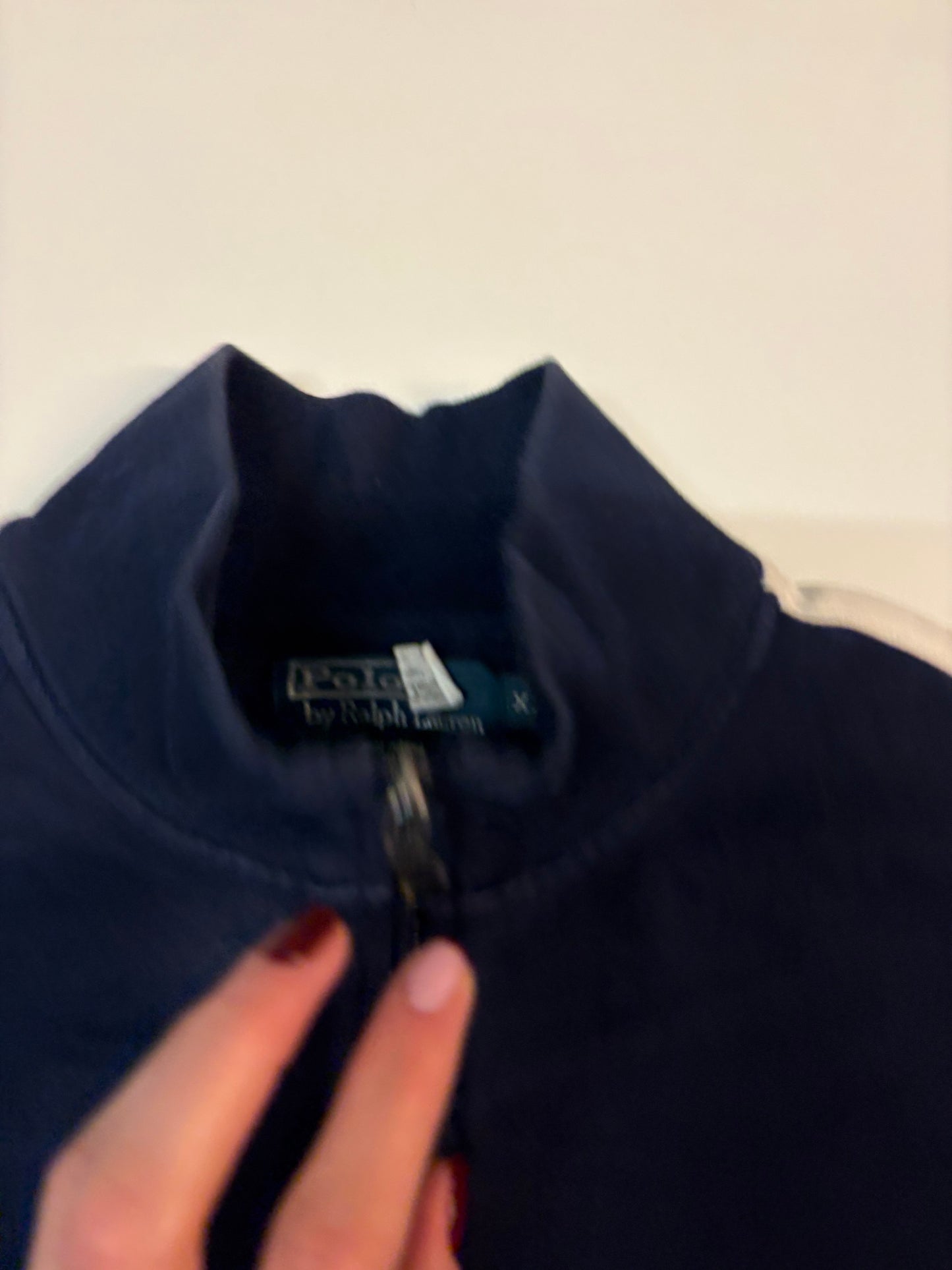 Polo Ralph Lauren Vintage Zipper Xxl Navy 6324