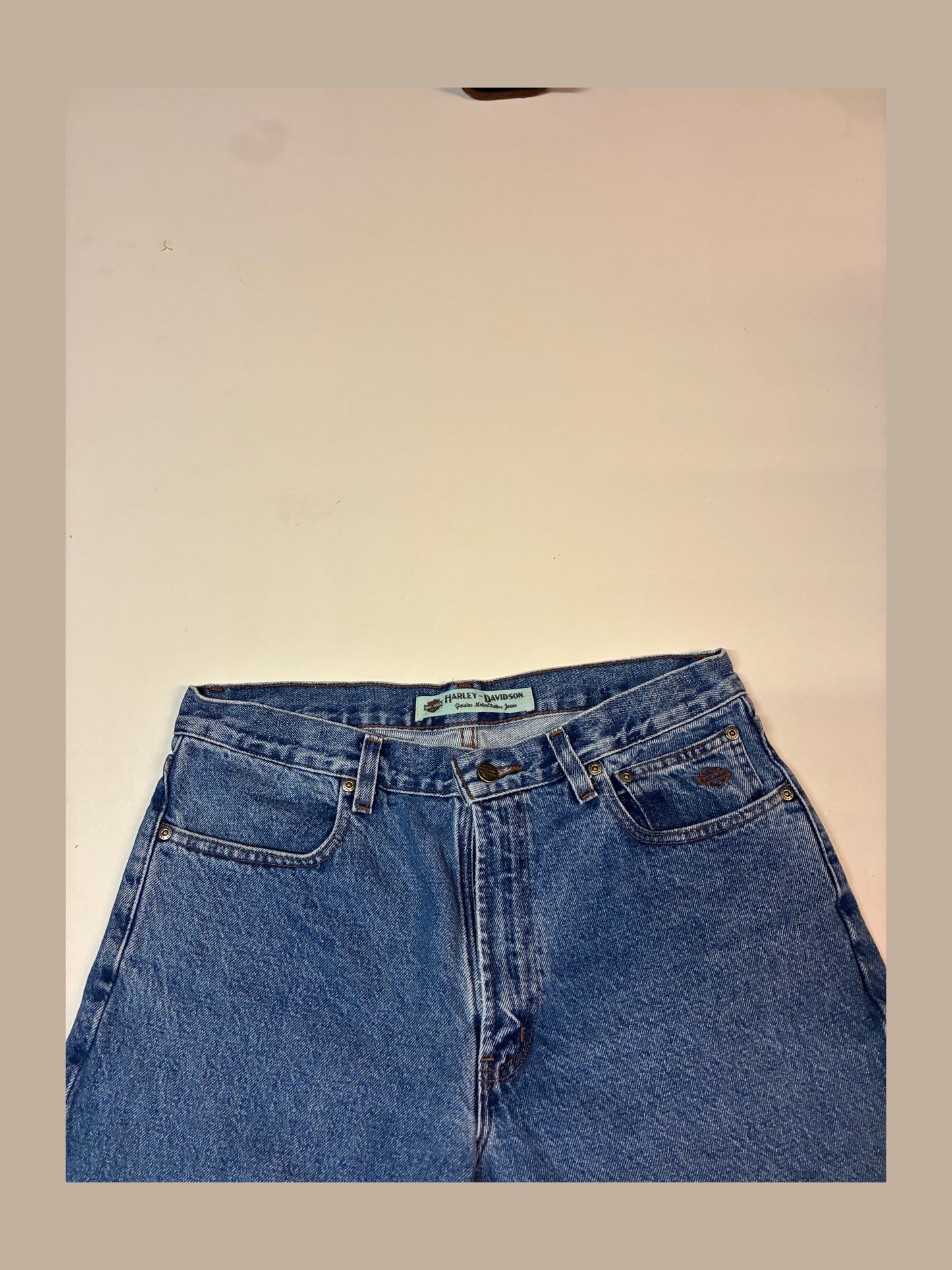 Vintage Harley Davidson Jeans baggy L 6263