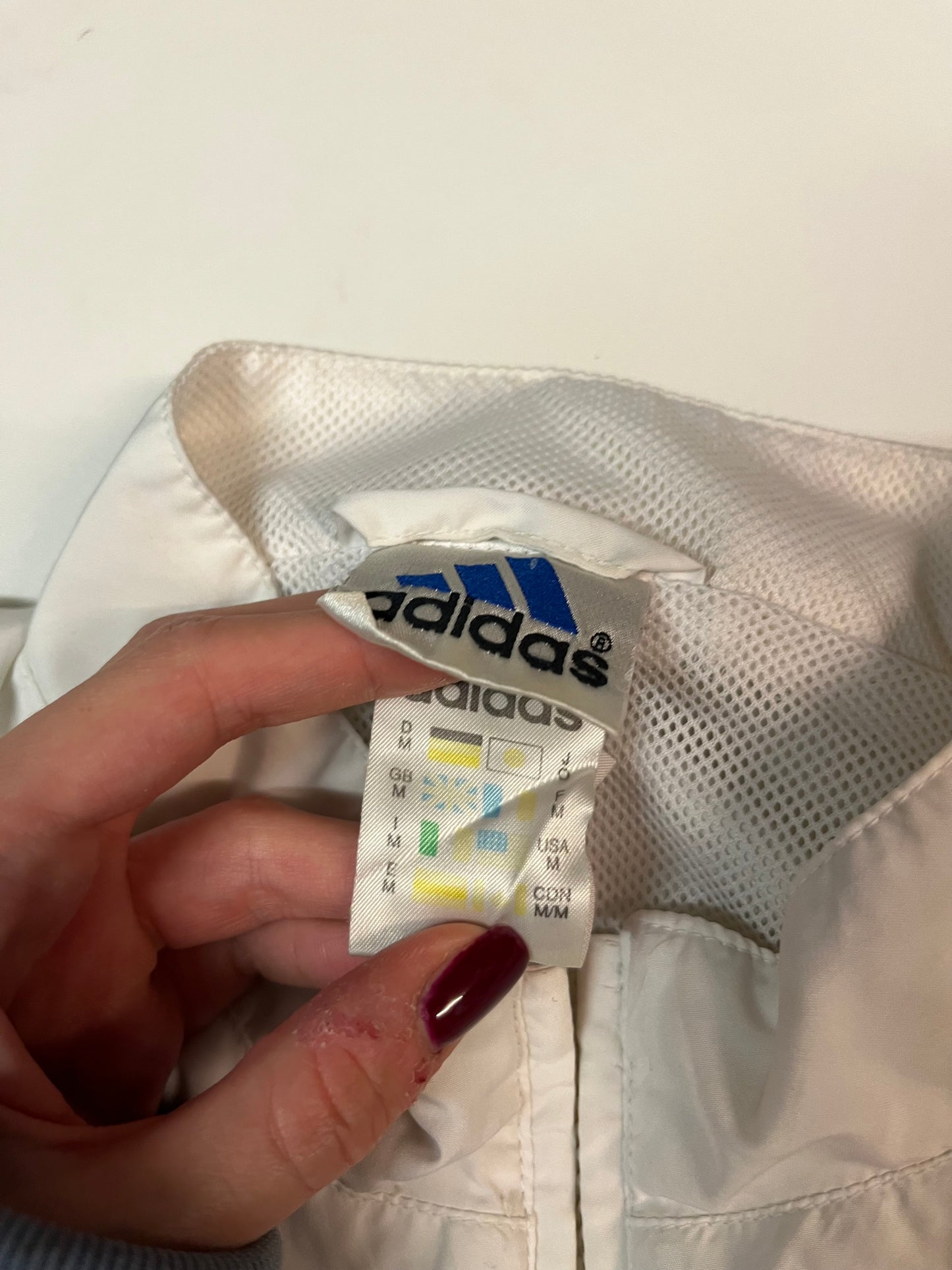 Adidas Vintage Jacke kurze Ärmel M 5116
