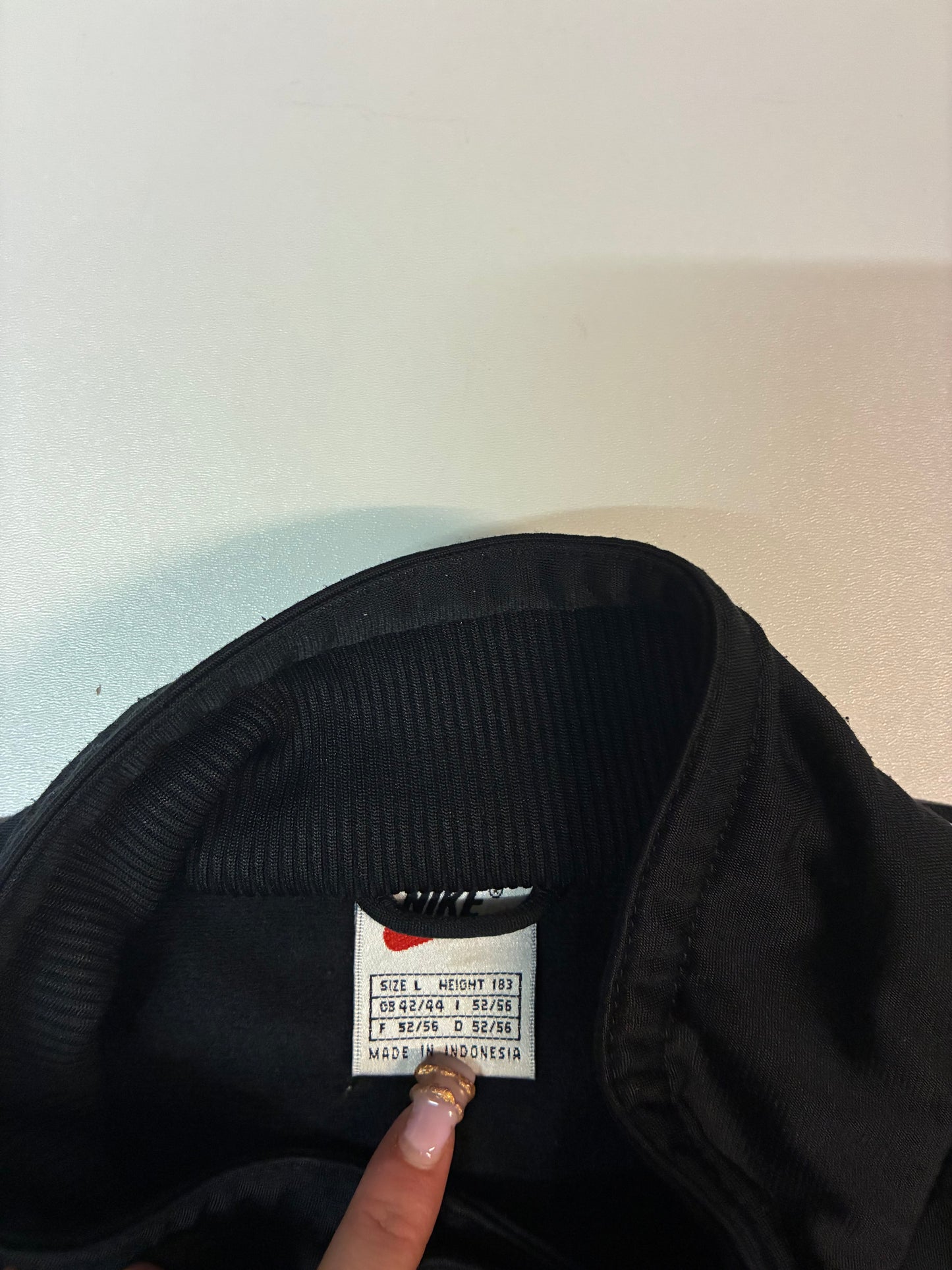 Vintage Nike Trainingsjacke kurze Ärmel L 6443