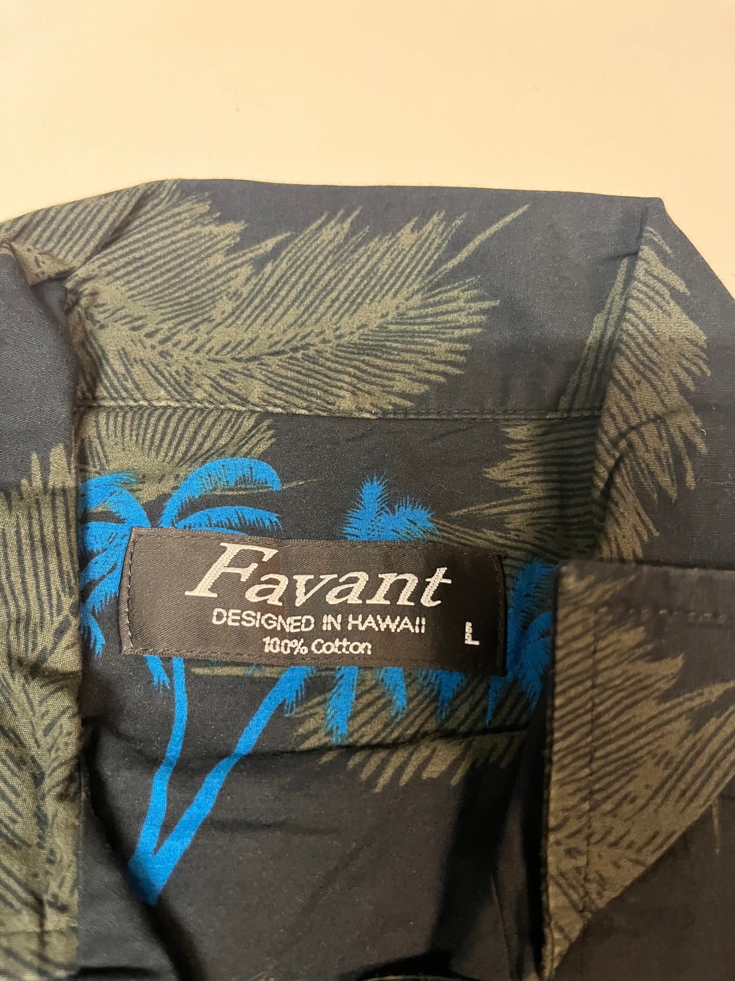 Fabians Hawaii Hemd Vintage L #4147