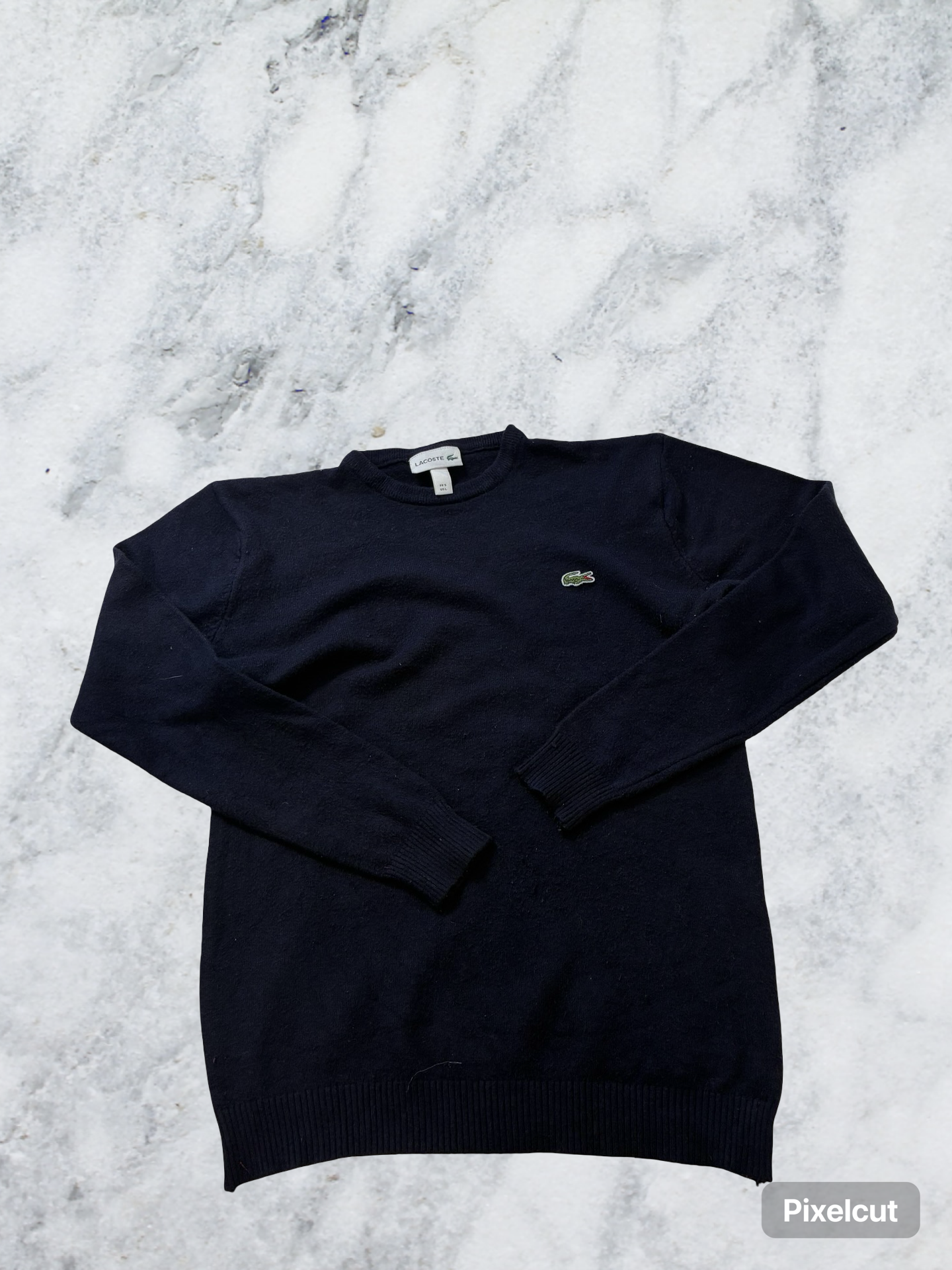 Vintage Lacoste Pullover 100% wolle L fit S - M 6738