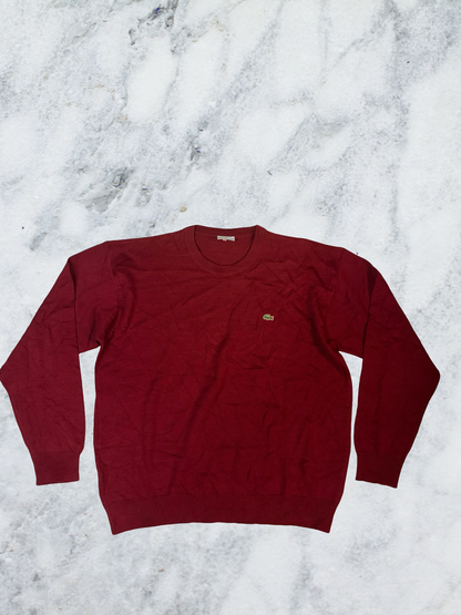 Lacoste Vintage Pullover L-xl 50% Wolle 5870