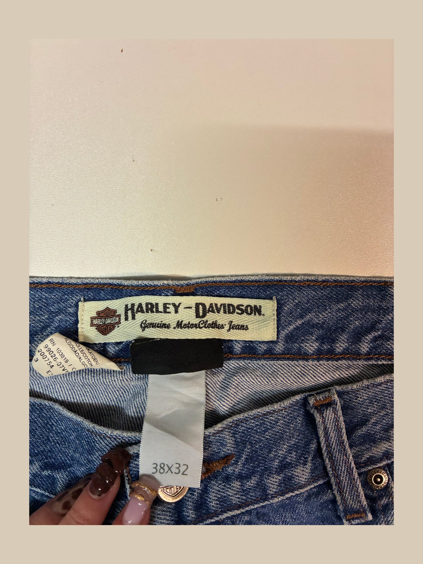 Vintage Harley Davidson Jeans baggy 38/32 M 6273