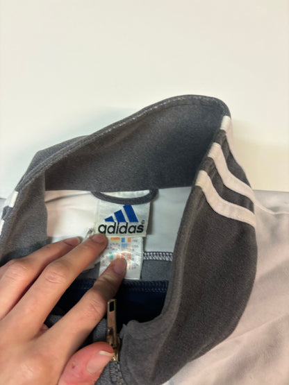 Adidas Vintage Trackjacket Stoff aus Samt S 5831