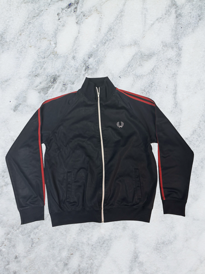 Fred Perry Vintage Trackjacket schwarz L 6141