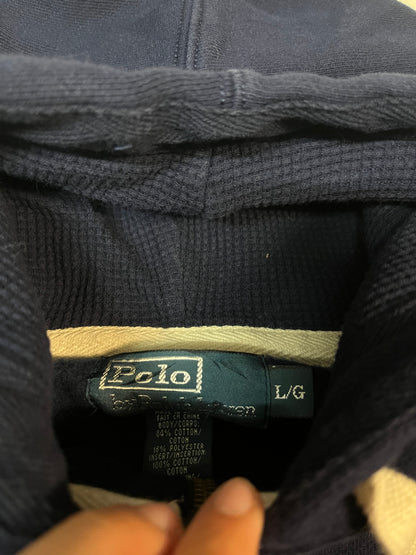 Polo Ralph Lauren Vintage Zipper Navy L 4244