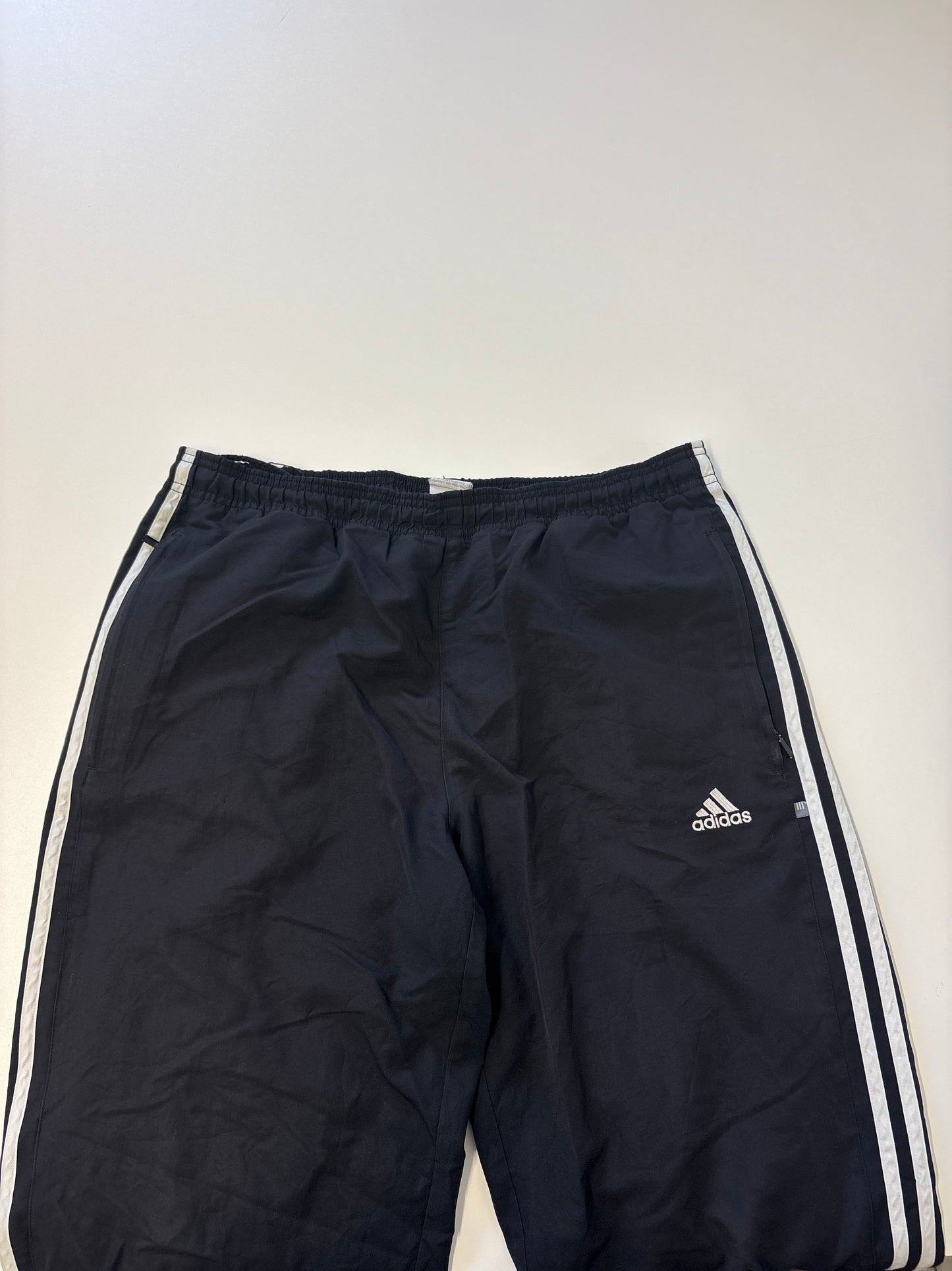 Adidas Vintage Trackpants S baggy Bund innen beschädigt 6880