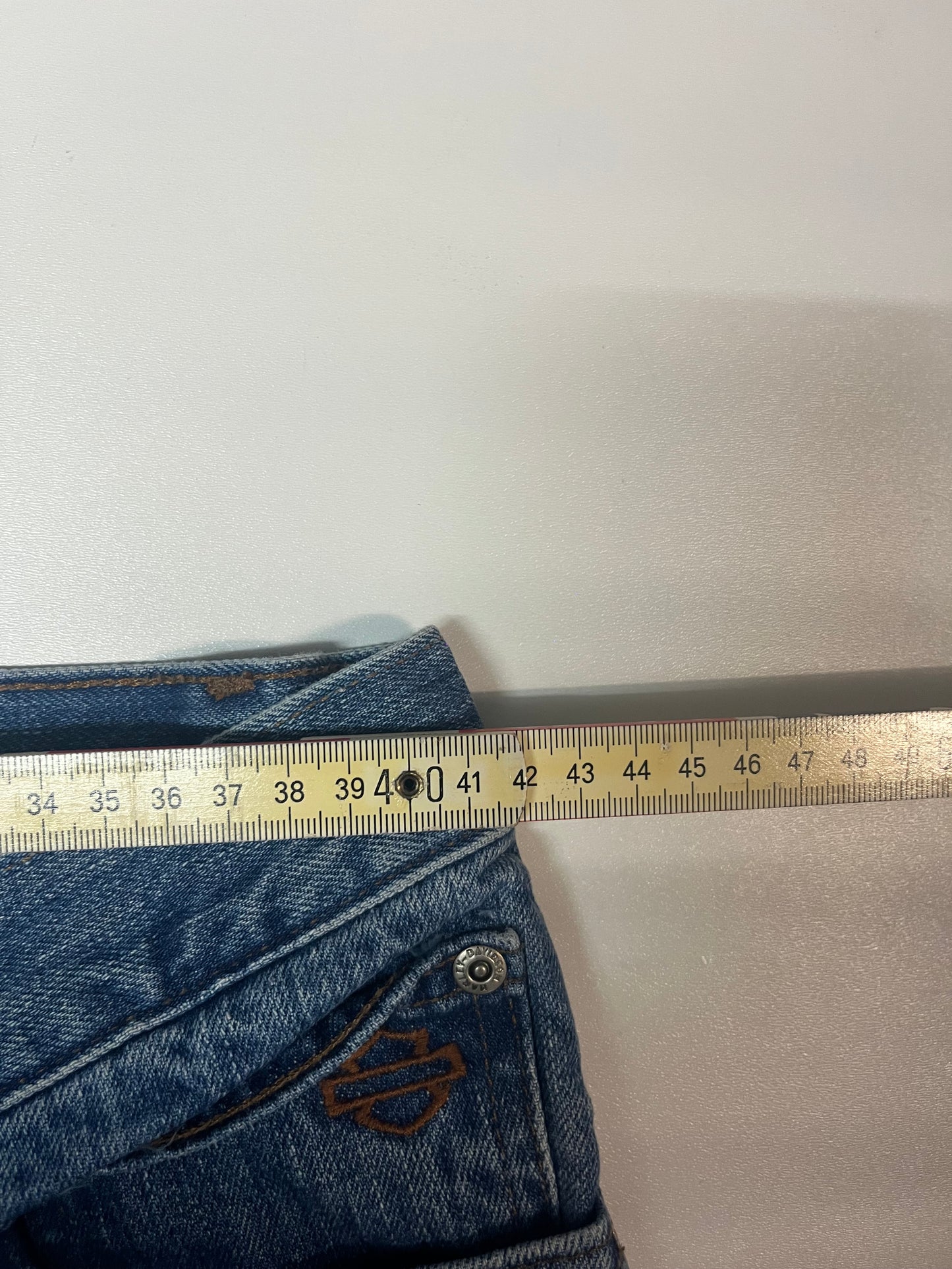 Vintage Harley Davidson Jeans 34/34 kurze Beine 4056