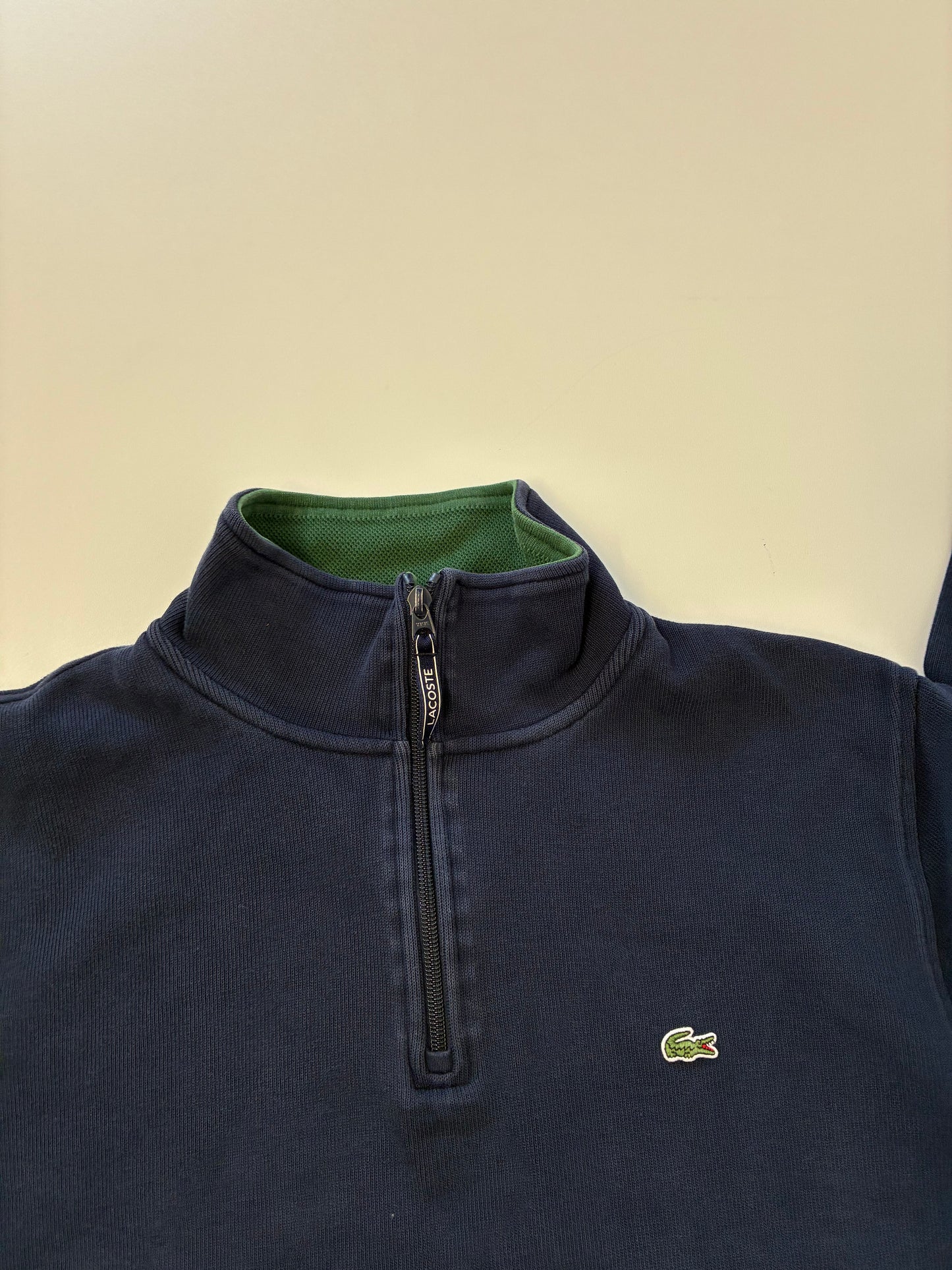 Vintage Lacoste Pullover mit Reißverschluss XXXL fit S 6773