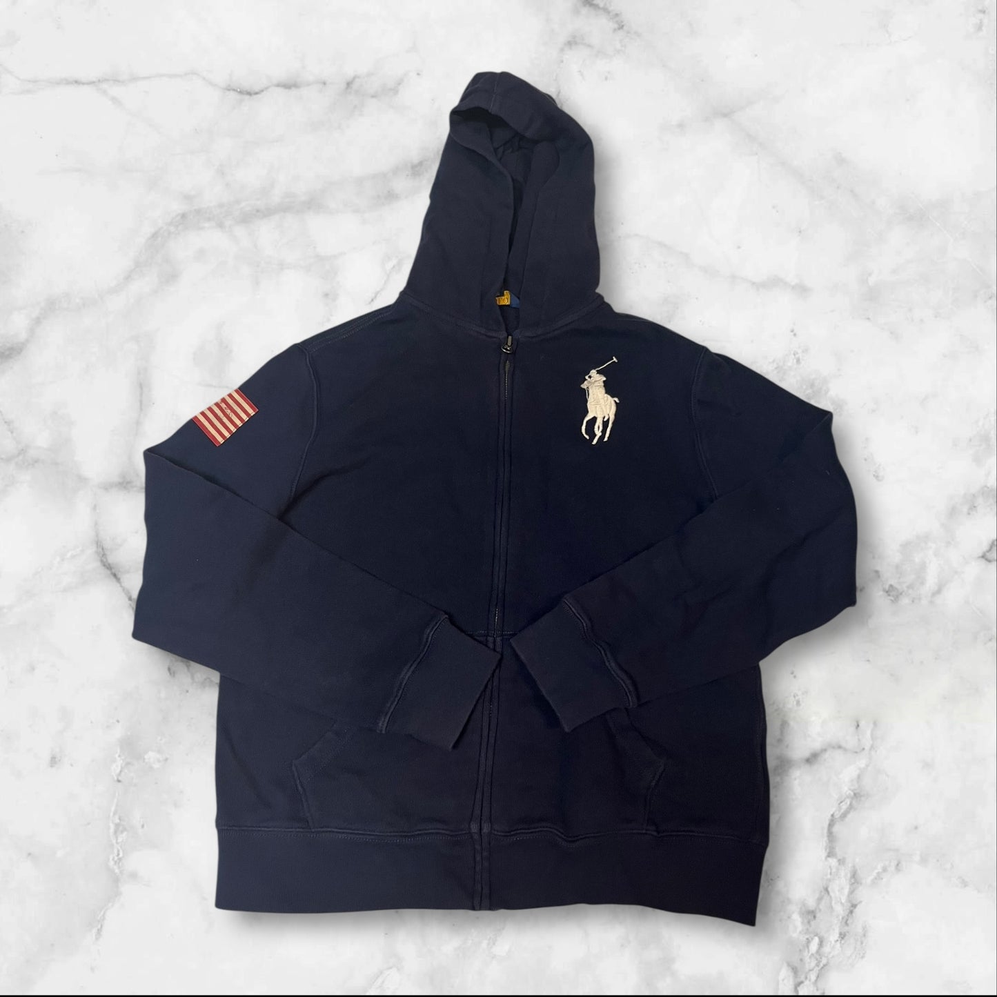 Vintage Polo Ralph Lauren Hoodie Kids L fit S 4282