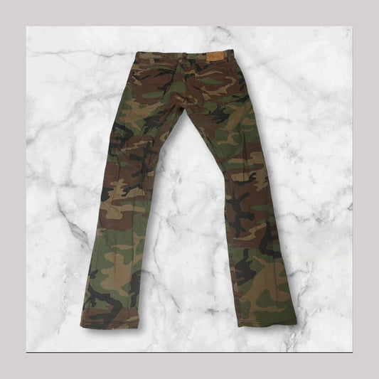 Polo Ralph Lauren Vintage Jeans Cargo Muster W32 L32 3479